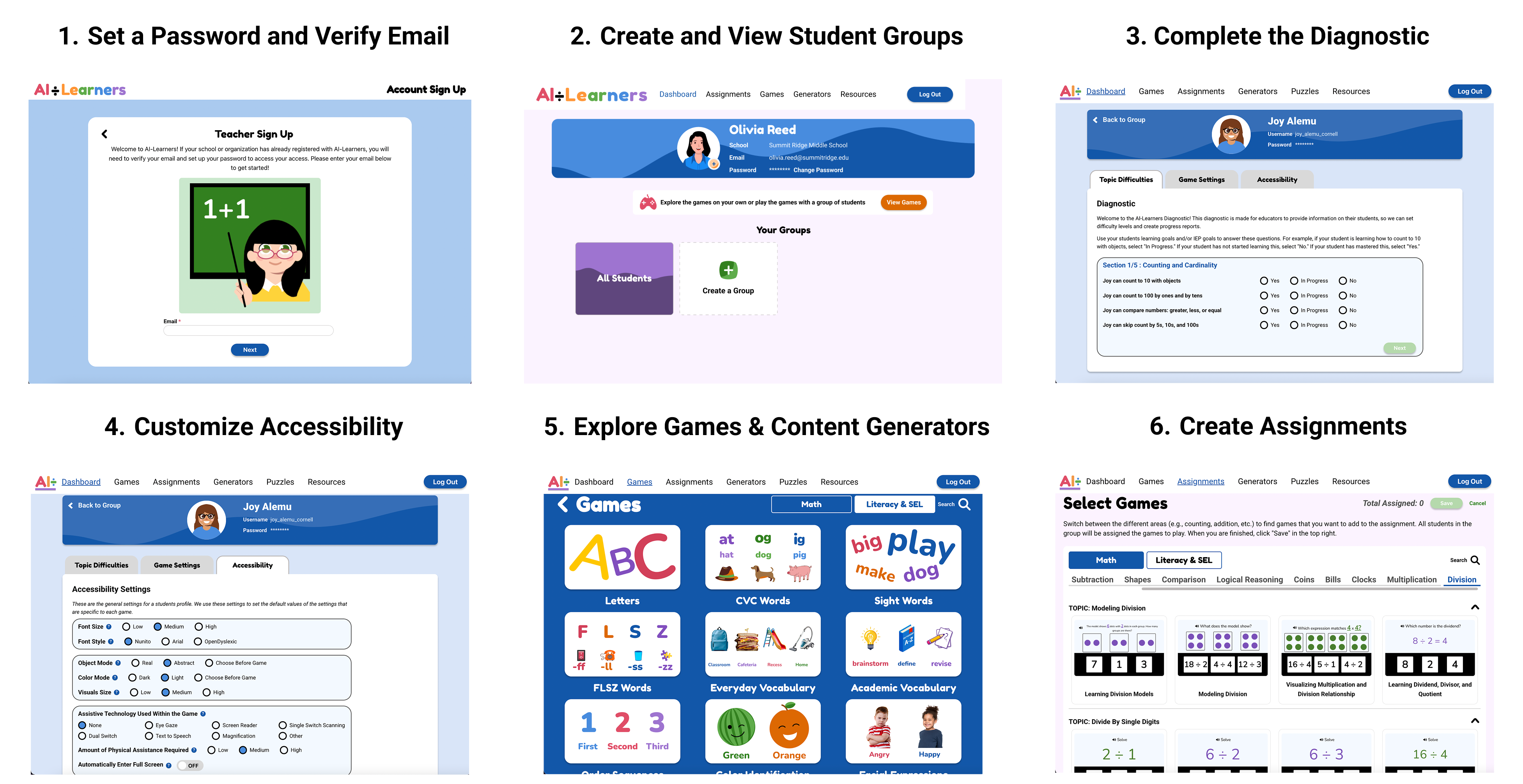 Teacher Account Setup